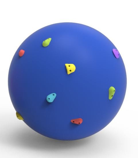 Kula gumowa EPDM do wspinania