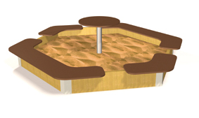 Piaskownica sześciokątna J105