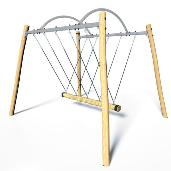 Huśtawka wieloosobowa (słupy robinia) - J499