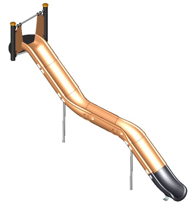 Zjeżdżalnia na skarpie wys. ślizgu 3 Zjeżdżalnia na skarpie wys. ślizgu 3