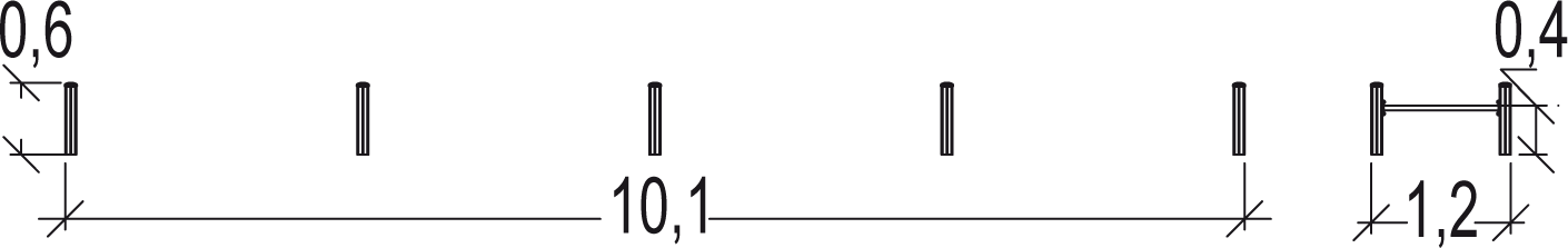 Trim Trail zestaw płotków gimnastycznych Junior JPS12-J-M Trim Trail zestaw płotków gimnastycznych Junior JPS12-J-M