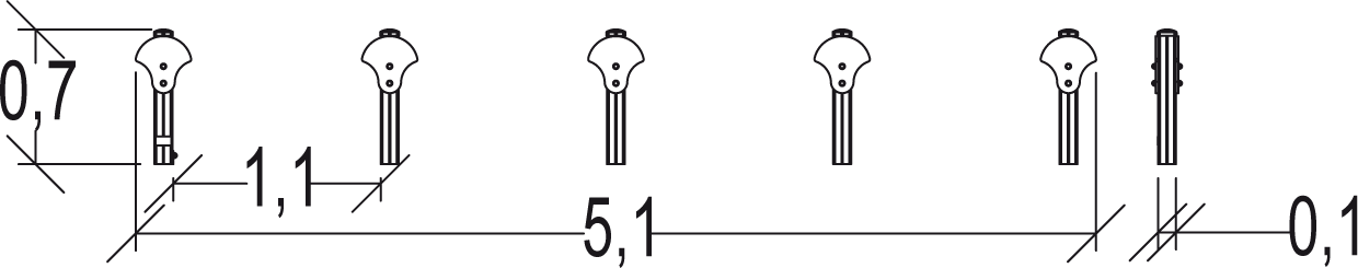 Trim Trail słupki do skakania Junior JPS16 J-M Trim Trail słupki do skakania Junior JPS16 J-M